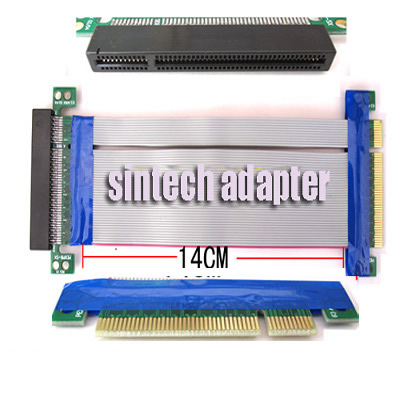 ST8018 PCI-E express X8 riser card with flexible cable 